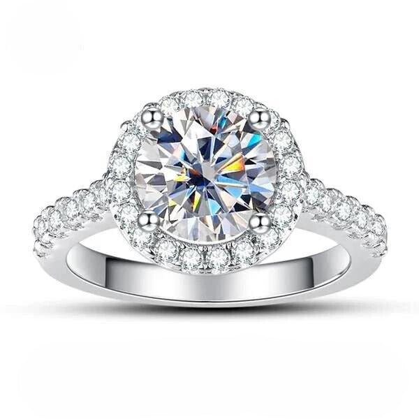 Tiana 3.28 Carats Moissanite Engagement Ring