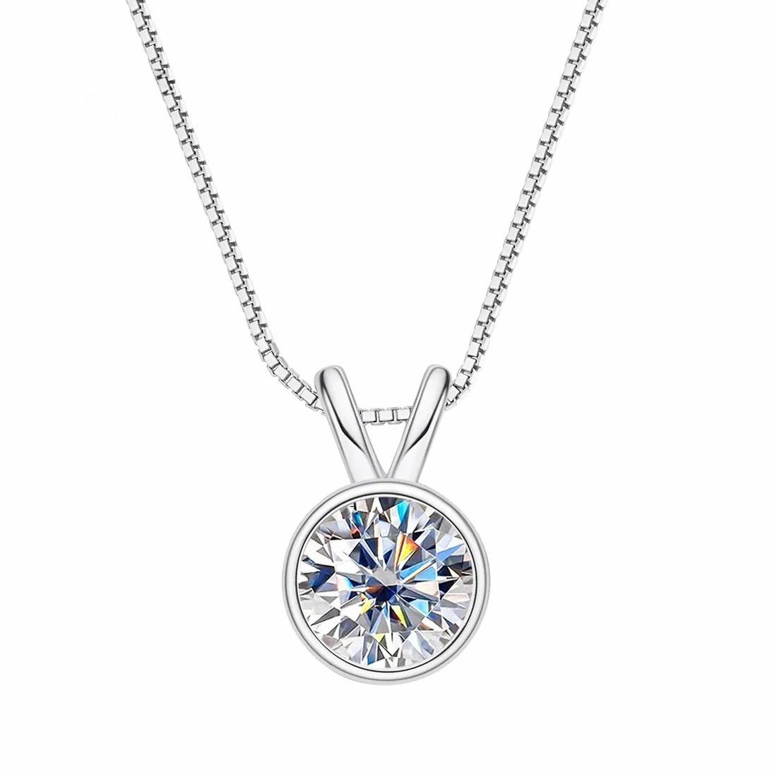 Bianca 1-2 Carats Moissanite Necklace
