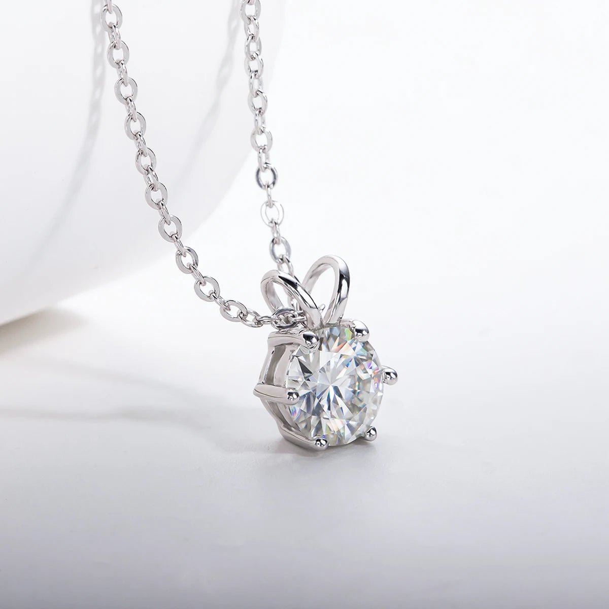 Snow Silver 18k Gold Plated 1-5 Carats