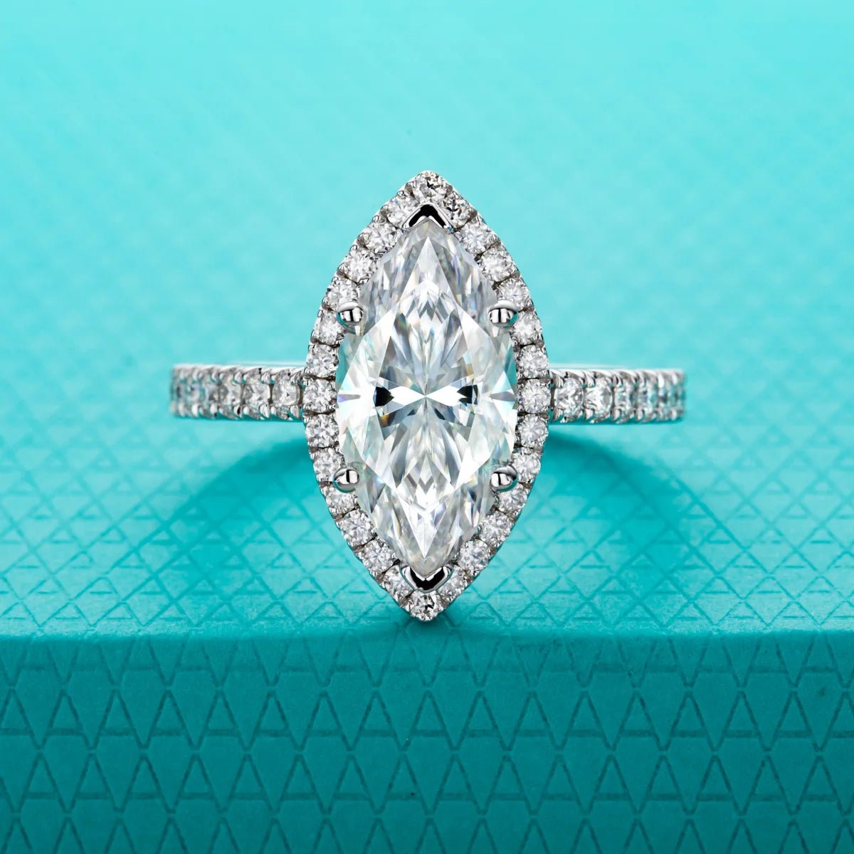 Tandin 3.47 Carats Silver Platinum Plated