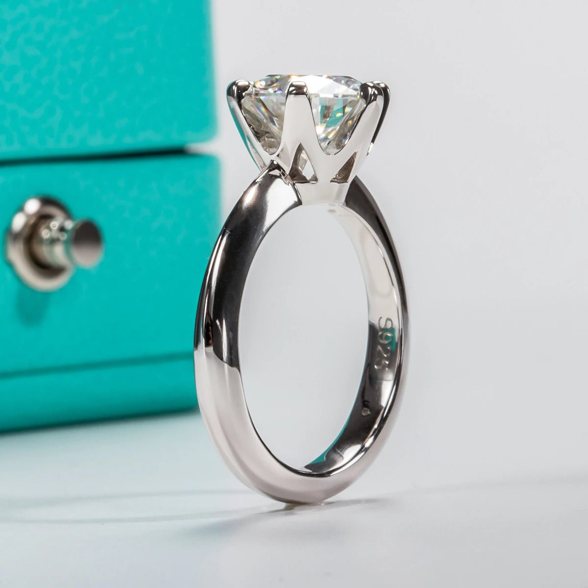 Eloise Silver 18k Gold Plated - 1 to 5 Carats Engagement Ring