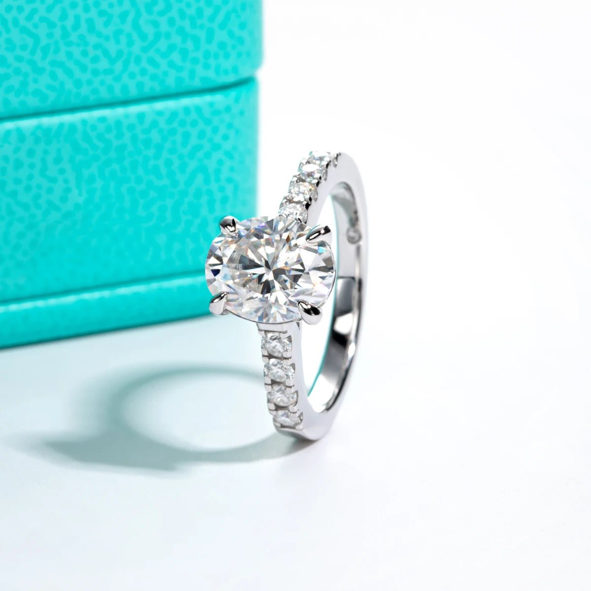 Chantel 3.07 Carats Moissanite Engagement Ring