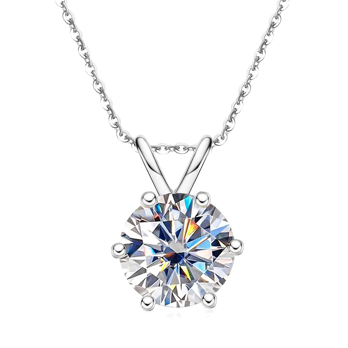Snow Silver 18k Gold Plated 1-5 Carats