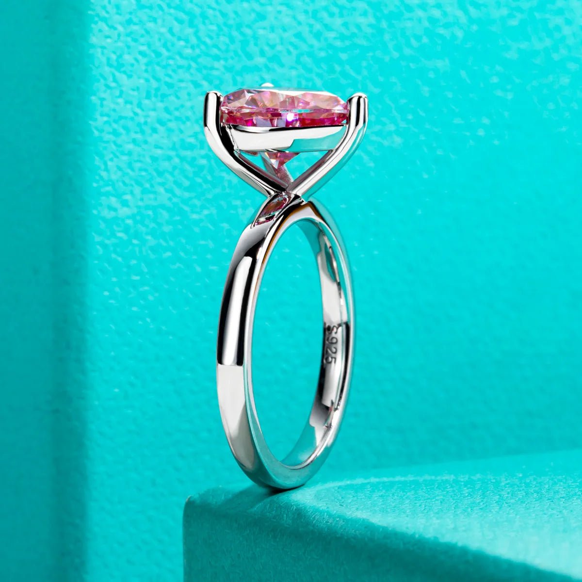 Aisha 3 Carats Silver Platinum Plated
