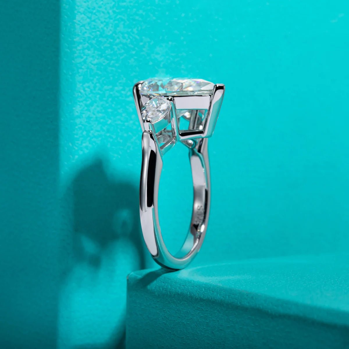 Tiffany 6 Carats 18k Gold Plated Engagement Ring