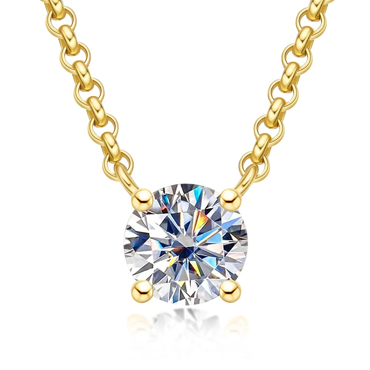 Aspen Silver 18k Gold Plated 1-3 Carats