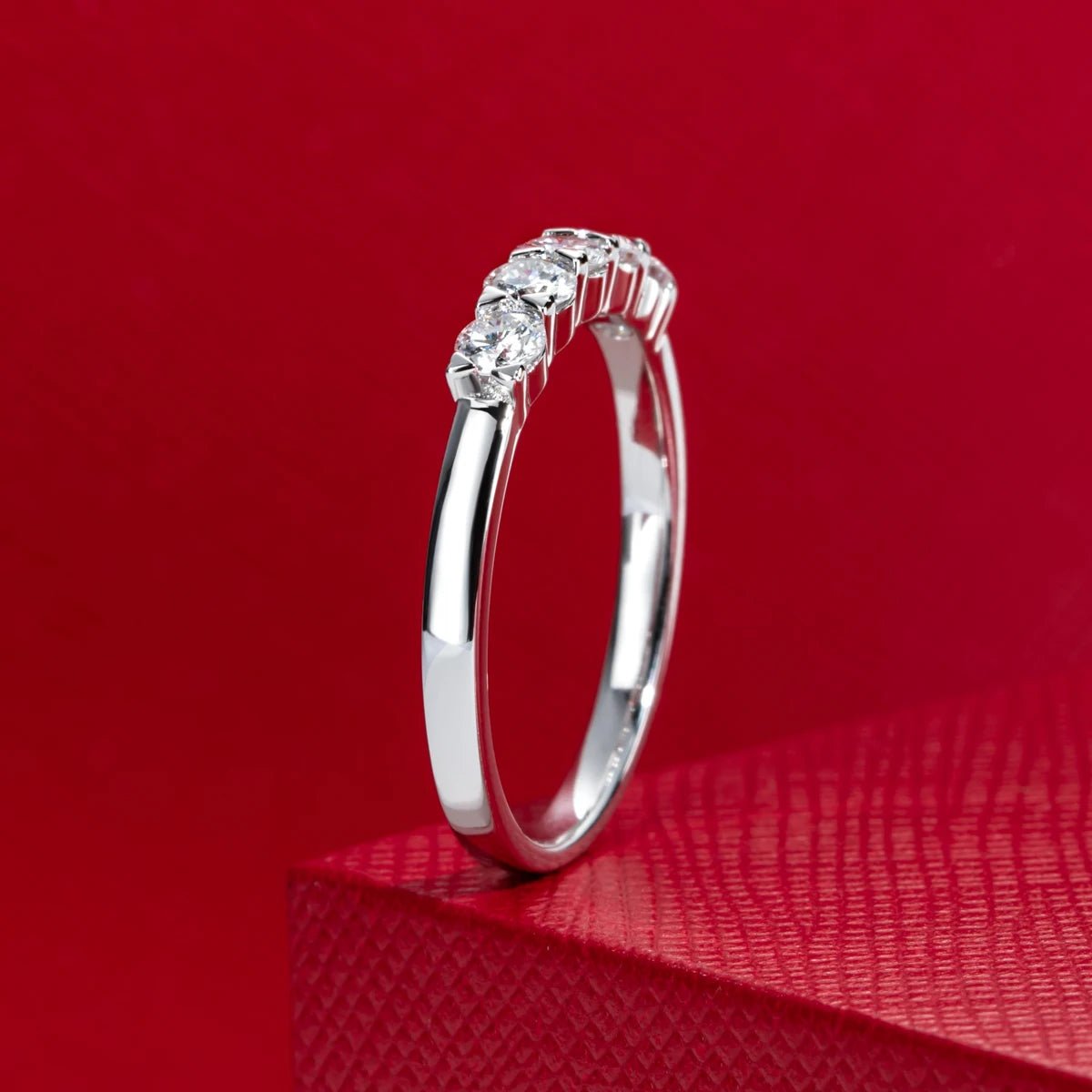 Belle 2.50 Carats Solid 14K Gold Lab Grown Diamonds Wedding Band