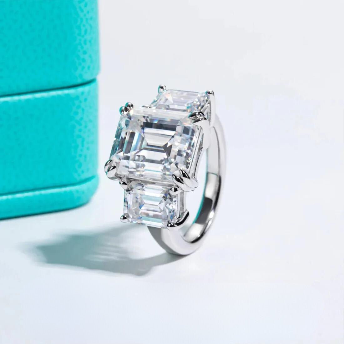 Amalia 12 Carats 18k Gold Plated Engagement Ring