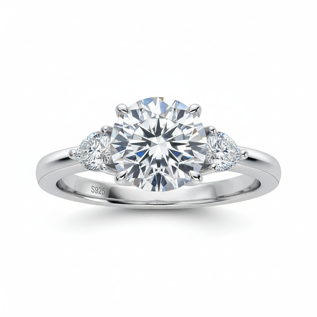 Adelaide 4.6 Carats Moissanite Engagement Ring