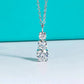 Chloe 1.8 Carats Solid Silver Moissanite Pendant Necklace