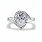 Rosie 2.5 Carats Silver Platinum Plated Engagement Ring