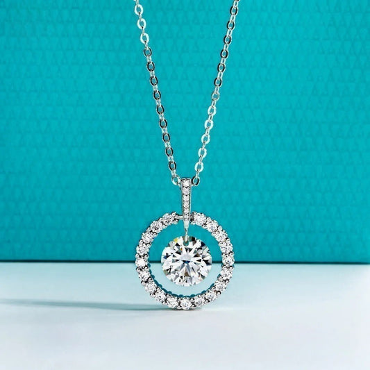 Caroline 3.79 Carats Silver Pendant