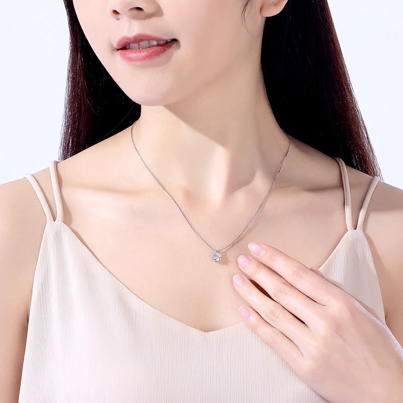 Snow Silver 18k Gold Plated 1-5 Carats