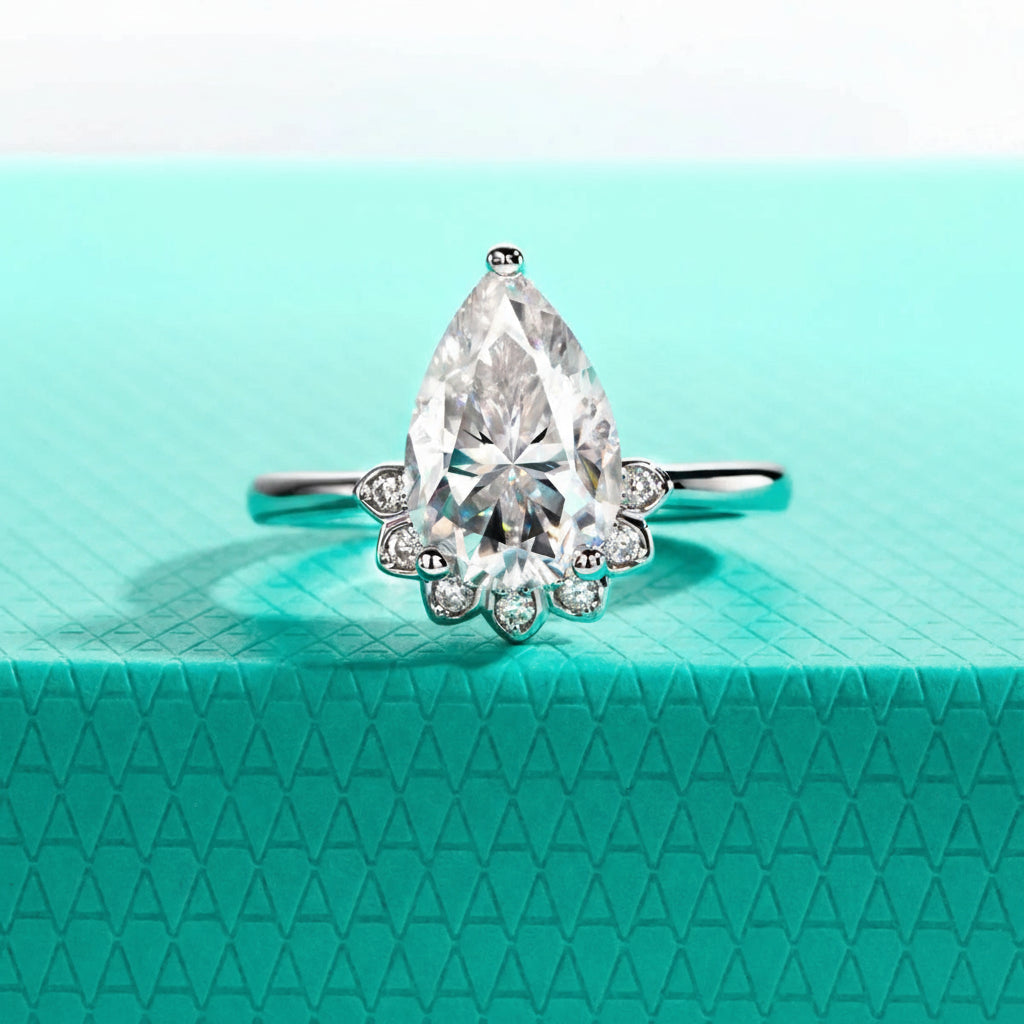 Marlena 4.10 Carats Moissanite Engagement Ring