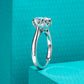 Daisy 3 Carats Moissanite Engagement Ring