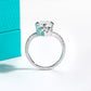 Nala 4.54 Carats Silver Platinum Plated