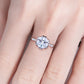 Daisy 3 Carats Moissanite Engagement Ring