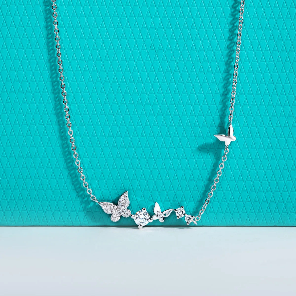 Y2K Butterfly 0.5 Carat Moissanite Necklace