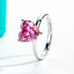 Aisha 3 Carats Silver Platinum Plated