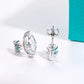 Cyra 0.5 to 3 Carats Silver Marquise Studs