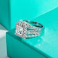 Penelope 3.88 Carats Silver Platinum Plated