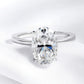 Cindy 4.5 Carats Moissanite 925 Sterling Silver Engagement Ring