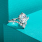 Nala 4.54 Carats Silver Platinum Plated