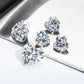 Loose Moissanite Hearts Size 0.1 Carat to 9 Carats