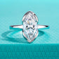 Cyrus 3 Carats Moissanite Solid Silver Platinum Plated Engagement Ring