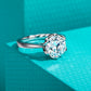 Daisy 3 Carats Moissanite Engagement Ring