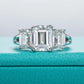 Amelia 5 Carats Silver Platinum Plated