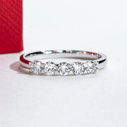 Belle 2.50 Carats Solid 14K Lab Grown Diamonds Wedding Band