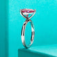 Aisha 3 Carats Silver Platinum Plated