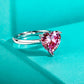 Aisha 3 Carats Silver Platinum Plated