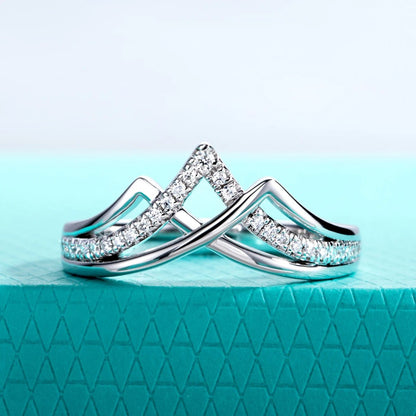 Everest Mountain Silver 18k Gold Plated