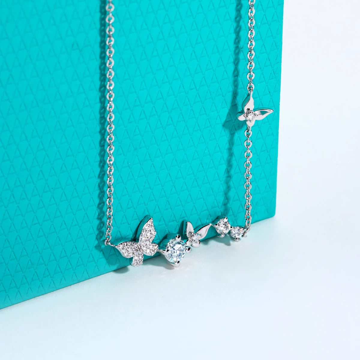 Y2K Butterfly 0.5 Carat Moissanite Necklace