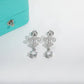 Regal 1 Carat Drop Moissanite Earrings