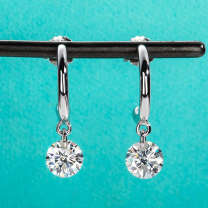 Diana 2 Carats Moissanite Earrings