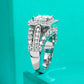 Penelope 3.88 Carats Silver Platinum Plated