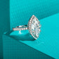 Tandin 3.47 Carats Silver Platinum Plated