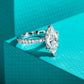 Sora 3.15 Carats Silver Platinum Plated