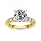 Hailey 4.3 Carats 18k Gold Plated Engagement Ring