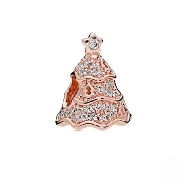 Blush Christmas Tree Charm