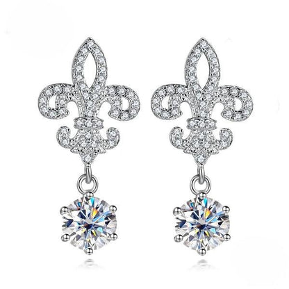 Regal 2 Carat Drop Earrings