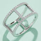 A Love Like This Platinum-Plated Sterling Silver Moissanite Bracelet - Jessica Carlson