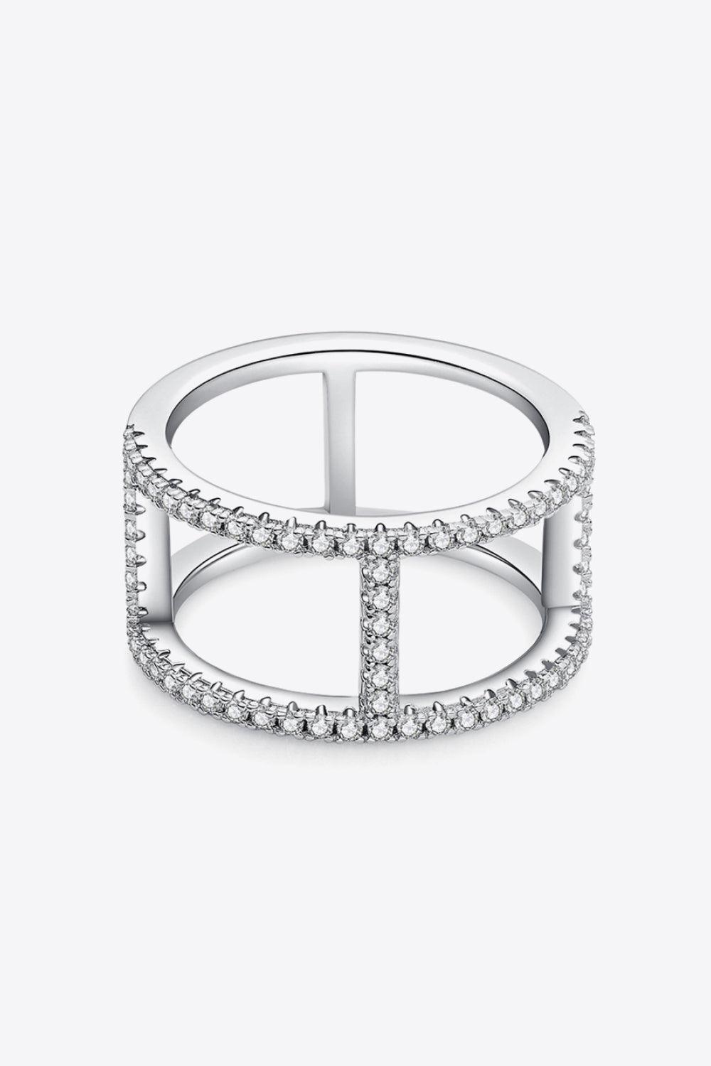 A Love Like This Platinum-Plated Sterling Silver Moissanite Bracelet - Jessica Carlson