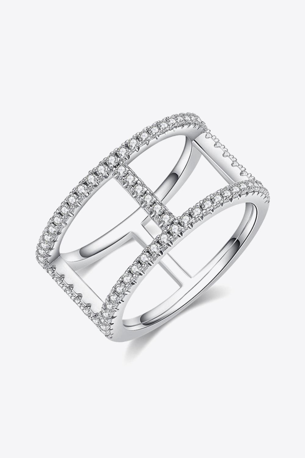 A Love Like This Platinum-Plated Sterling Silver Moissanite Bracelet - Jessica Carlson